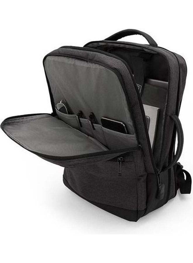 MEINAILI Business Waterproof Laptop Backpack - Usb Outport - Black  - Image 3