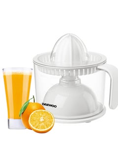 DAEWOO Citrus Juicer With Pure Copper Motor And Two Press Cones Advanced Lid For Protection 1 L 40 W DCJ3352 White  - Image 2
