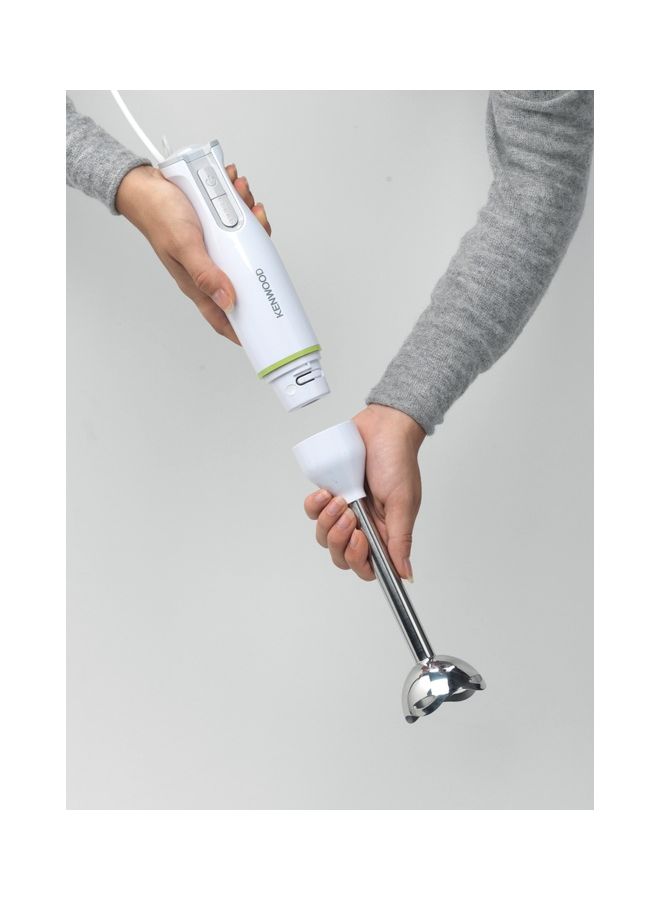 KENWOOD - Hand Blender, Stainless Steel Wand, Variable Speed Control, Turbo Function, Removable Wand, HBM02.001WH White - Image 1