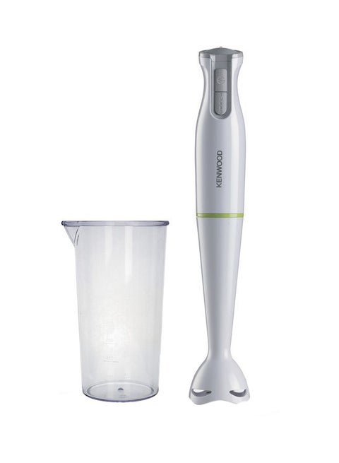 Hand Blender, Removable Wand, One Speed Plus Turbo Function, Graduated Beaker, HBP02001WH White