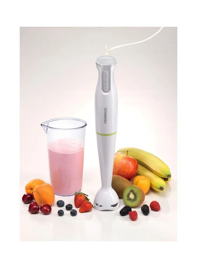 KENWOOD Hand Blender, Removable Wand, One Speed Plus Turbo Function, Graduated Beaker, HBP02001WH White