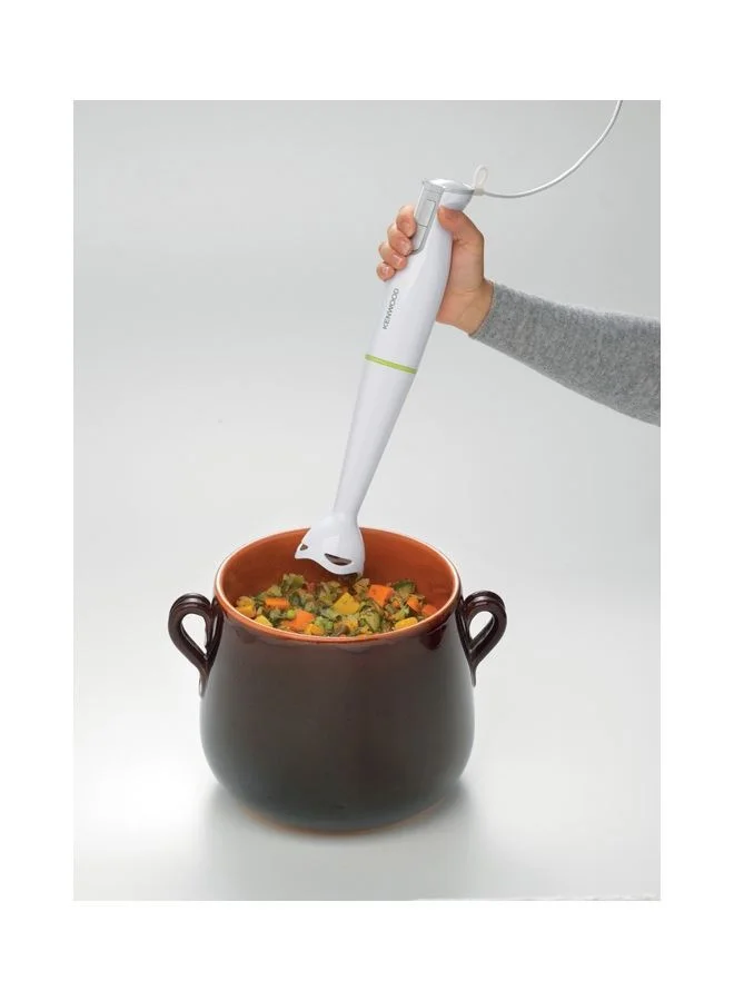 KENWOOD Hand Blender, Removable Wand, One Speed Plus Turbo Function, Graduated Beaker, HBP02001WH White
