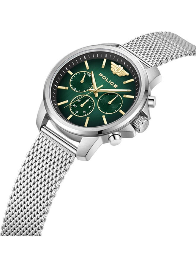 POLICE Men's Analog Round Shape Stainless Steel Wrist Watch PEWJK0006303 - 44 Mm - Image 2