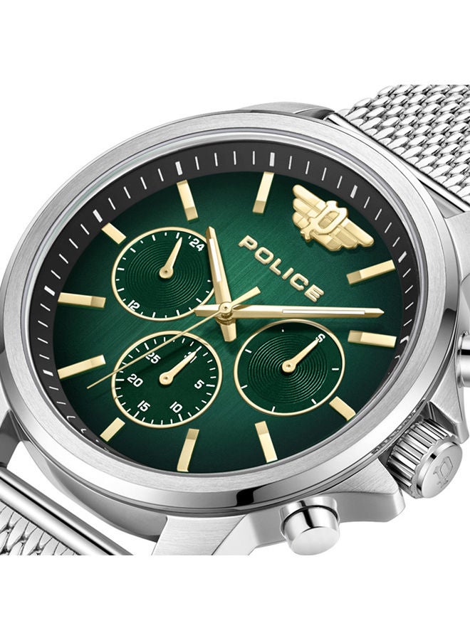 POLICE Men's Analog Round Shape Stainless Steel Wrist Watch PEWJK0006303 - 44 Mm - Image 3