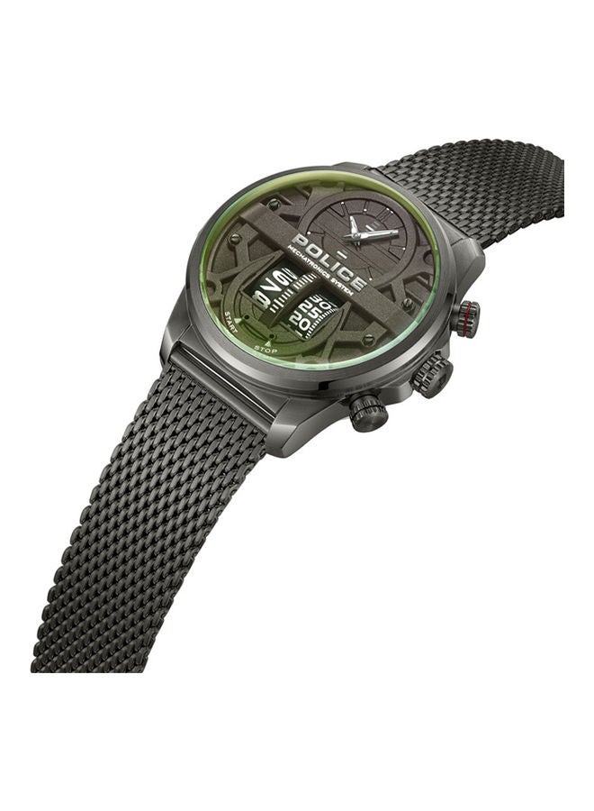 بوليس ساعة يد أنالوج دائرية الشكل من الستانلس ستيل PEWJG0006503 - 44 ملم - Image 2