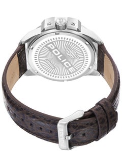 POLICE Men's Analog Round Shape Leather Wrist Watch PEWJB0005601 - 46 Mm  - Image 4