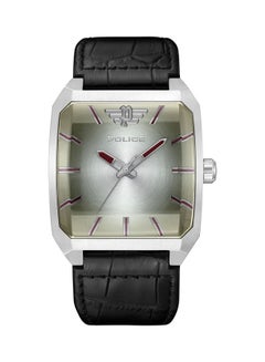 POLICE Men's Analog Square Shape Leather Wrist Watch PEWJA0006004 - 39 Mm  - Image 1