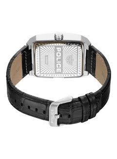 POLICE Men's Analog Square Shape Leather Wrist Watch PEWJA0006004 - 39 Mm  - Image 4
