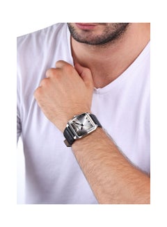 POLICE Men's Analog Square Shape Leather Wrist Watch PEWJA0006004 - 39 Mm  - Image 5