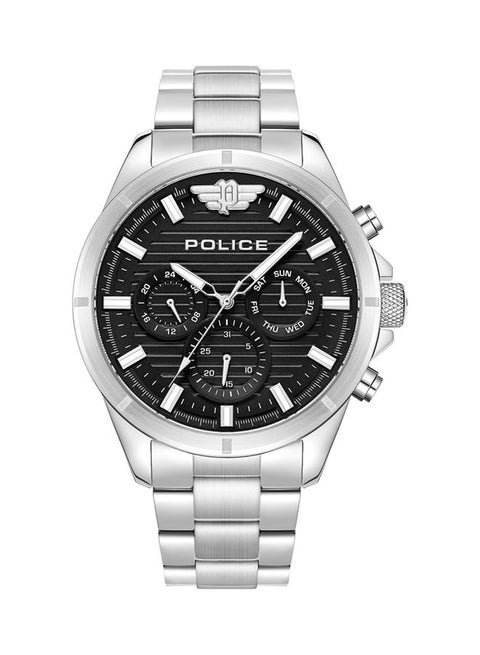 Men's Analog Round Shape Stainless Steel Wrist Watch PEWJK2227806 - 45 Mm