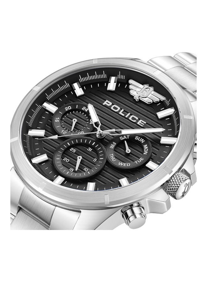 POLICE - Men's Analog Round Shape Stainless Steel Wrist Watch PEWJK2227806 - 45 Mm - Image 1