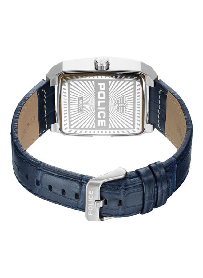 بوليس ساعة يد جلدية انالوج مربعة الشكل PEWJA0006001 - 39 ملم - Image 4