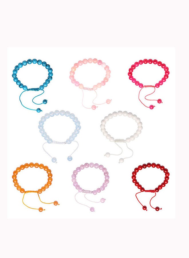 SKMEI Round Beads Crystal Stretch Woman Bouncy Bracelets Natural Lkntrsh004H - Image 4