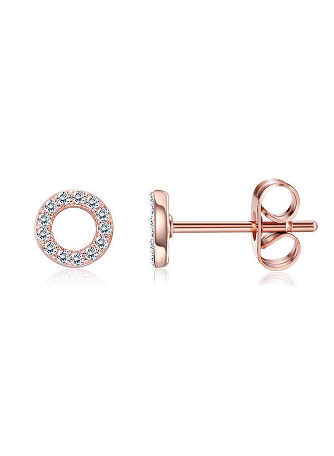 سكمي أقراط موضة للسيدات Ake242A - Image 2