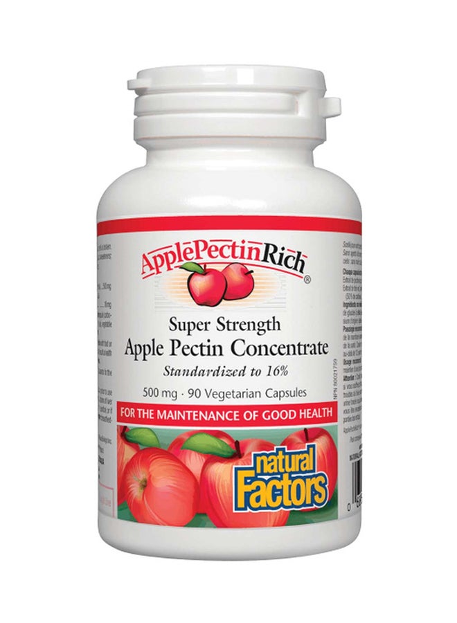 natural Factors Apple Pectin Rich 90 Capsules - Image 1
