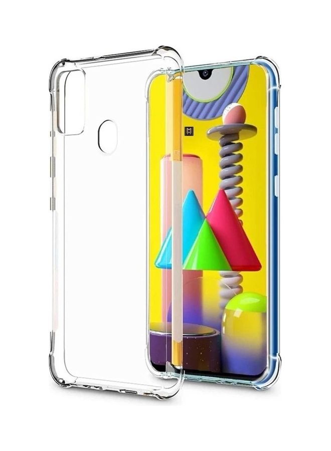 MARGOUN Samsung Galaxy M31 Case Clear Soft TPU PC Shock Absorption Airbag Bumper Corner Anti-Fall Flexible Transparent Back Cover 6.4 inch Clear - Image 2