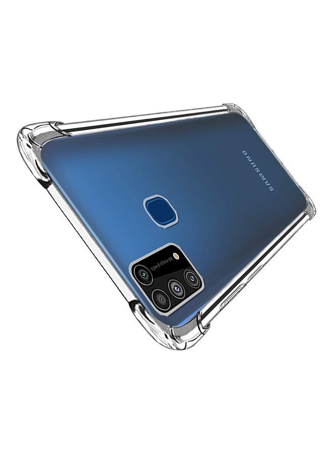 MARGOUN Samsung Galaxy M31 Case Clear Soft TPU PC Shock Absorption Airbag Bumper Corner Anti-Fall Flexible Transparent Back Cover 6.4 inch Clear - Image 3