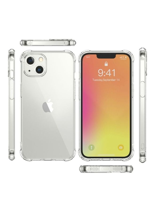 MARGOUN iPhone 13 Case Clear Soft TPU PC Shock Absorption Airbag Bumper Corner Anti-Fall Flexible Transparent Back Cover 6.1 inch Clear - Image 3