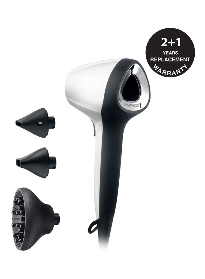 REMINGTON - Air3D Hair Dryer Black/White - Image 1