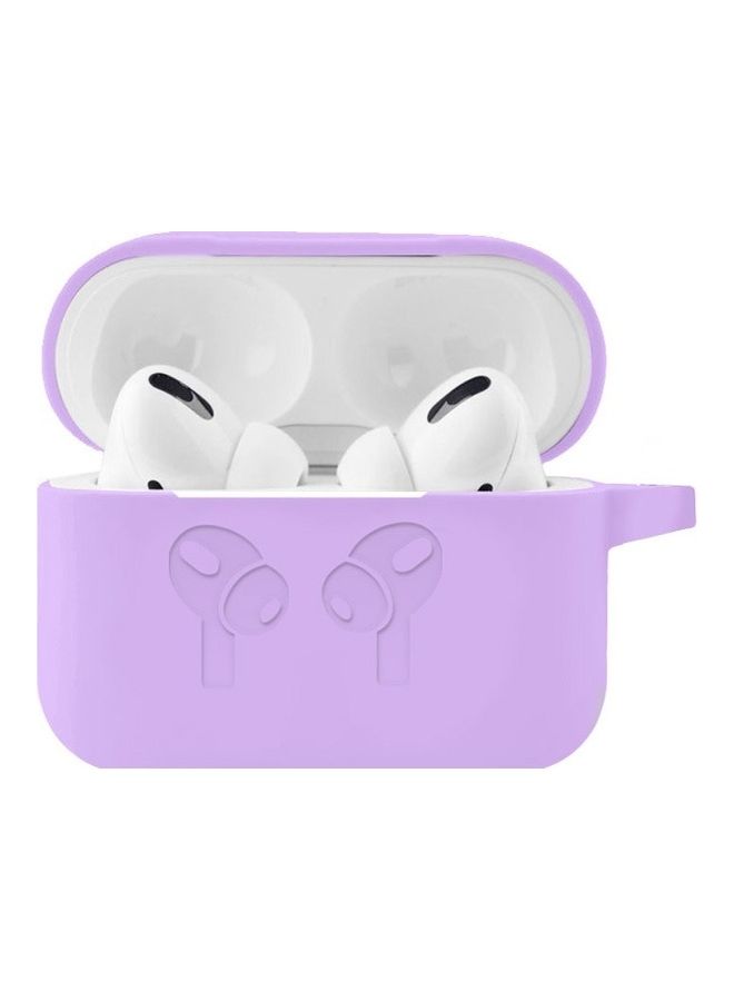 MARGOUN AirPods Pro 2 Case Soft Silicone Cover Shockproof Skin with Keychain Carabiner Compatible with Apple AirPods Pro 2nd Generation 2022 Case Purple - Image 3