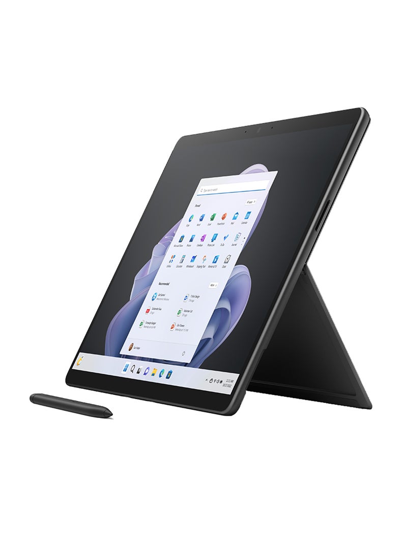 Microsoft Surface Pro 9 With 13-Inch 2880 x 1920 (267 PPI) PixelSense Display, Intel Core i7-1255U Processor / 16GB RAM / 256GB SSD / Intel Integrated Graphics / Windows 11 Home / English Graphite  - Image 1