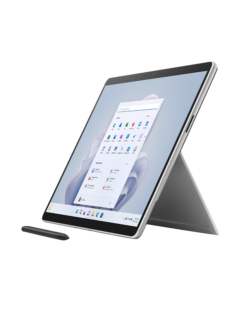 Microsoft - Surface Pro 9 With 13-Inch 2880 x 1920 (267 PPI) PixelSense Display, 5G Enabled, Intel Core i5-1235U Processor / 8GB RAM / 256GB SSD / Intel Integrated Graphics / Windows 11 Home / Platinum - Image 1