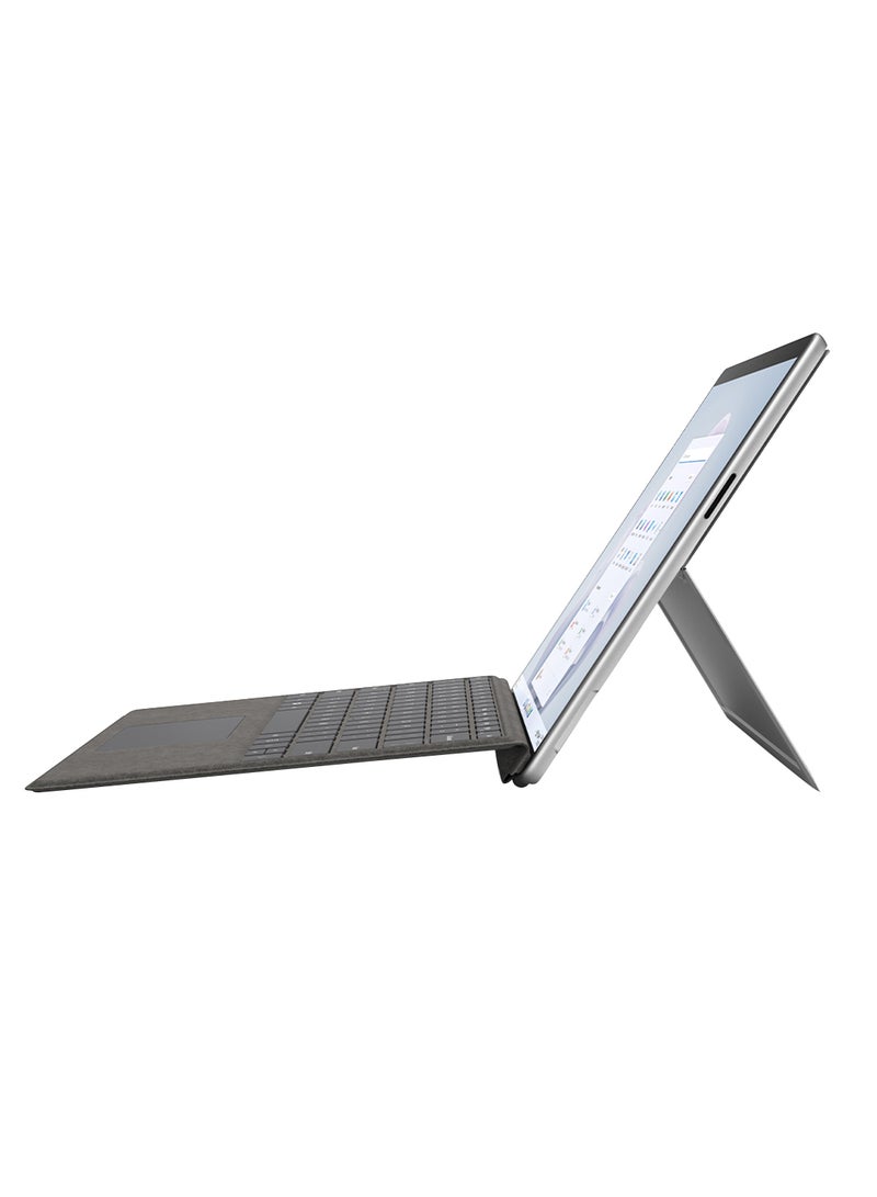 Microsoft - Surface Pro 9 With 13-Inch 2880 x 1920 (267 PPI) PixelSense Display, 5G Enabled, Intel Core i5-1235U Processor / 8GB RAM / 256GB SSD / Intel Integrated Graphics / Windows 11 Home / Platinum - Image 1