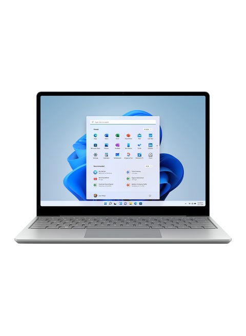 Surface Laptop Go 2 With 12.4-Inch Pixel Sense Display, Intel Core i5-1135G7 Processor/8GB RAM/256GB SSD/Intel Iris Xe Graphics/Windows 11 Home/ Arabic Platinum