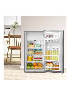 Midea 120L Gross/ 85L Net Capacity Single Door Refrigerator With Separate Chiller Compartment, 2L Bottle Holder, Adjustable Legs, 5 Year Compressor Warranty, Mini Fridge For Kitchen Bedroom Office And Bar MDRD133FGE50 Titanium  - Image 3
