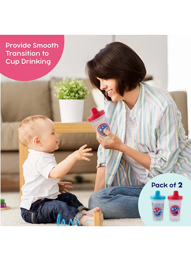 Disney 2-Piece Cars Sippy Cup Set,300 ml