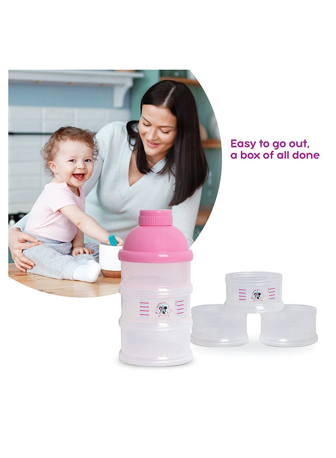 Disney - 3-Layers Non-Spill Stackable Feeding Dispenser Container - Image 1