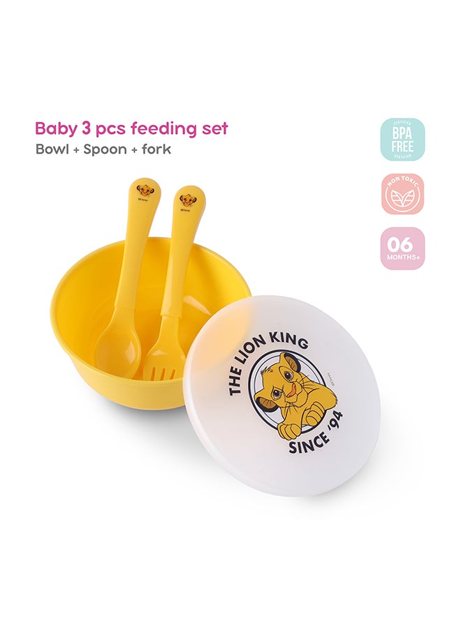 3-Piece Lion King Feeding set