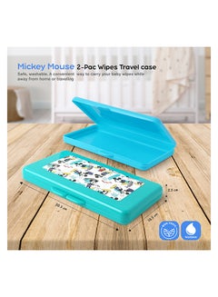 Disney Pack of 2 Plastic Tissue Case Diaper Duty Organizer  - Image 4