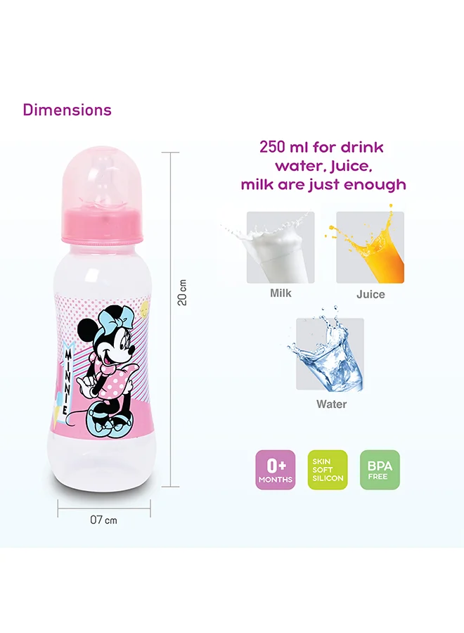 Disney Minnie Mouse Feeding Bottle 8x10x6cm