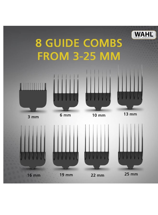 WAHL - Home Pro 300 Series Corded Hair Clipper Kit Black/Silver - Image 1