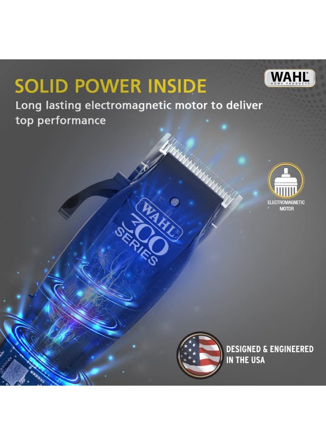 WAHL - Home Pro 300 Series Corded Hair Clipper Kit Black/Silver - Image 1