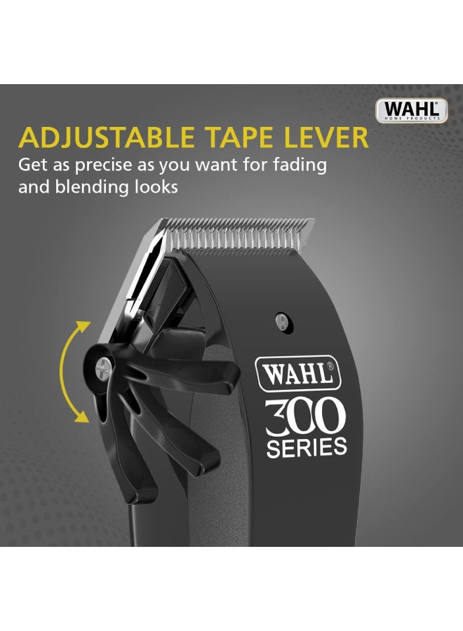 WAHL - Home Pro 300 Series Corded Hair Clipper Kit Black/Silver - Image 1
