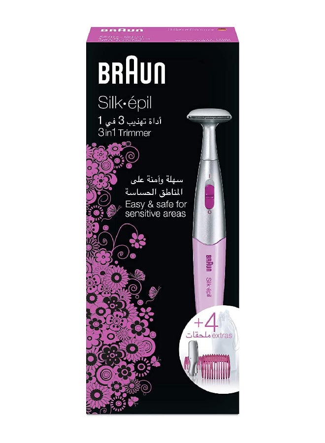 BRAUN Bikini Trimmer Kit FG 1100 Pink/Silver  - Image 2