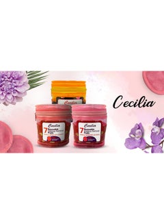 Cecilia 7-Pads Grapefruit Reusable Makeup Remover Orange  - Image 2