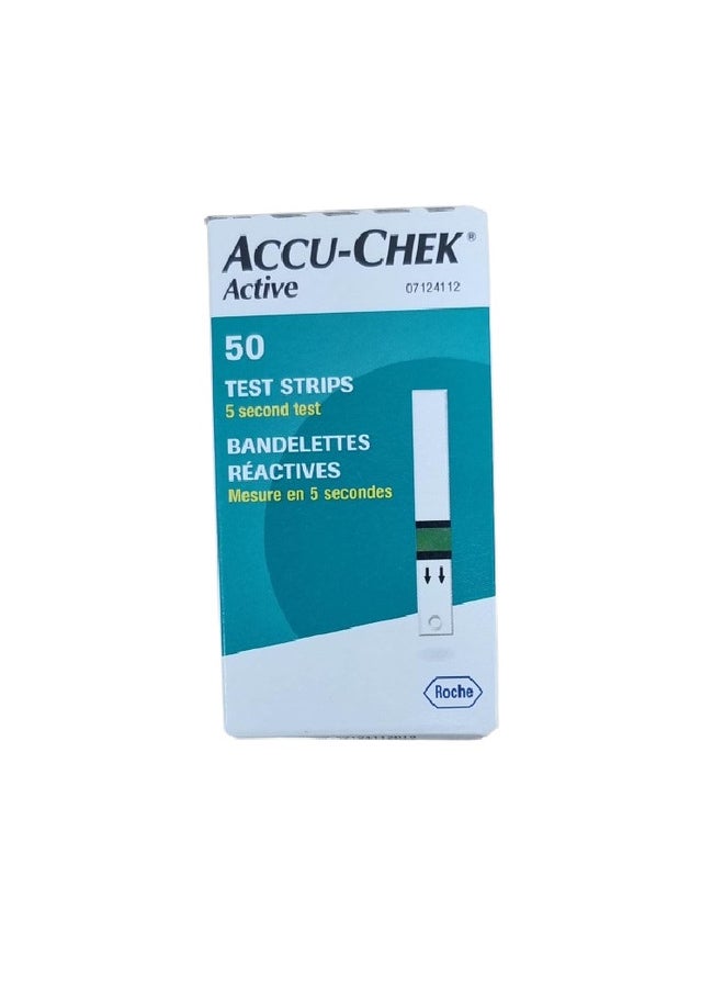 ACCU-CHEK Pack Of 50 Blood Glucose Test Strips