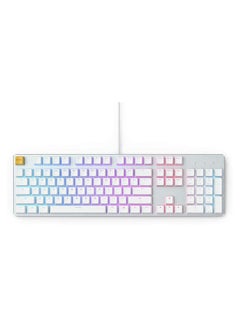 Glorious Gaming GMMK Full Size (100%) - Mechanical Gaming Keyboard, Gateron Brown Switches (Tactile), Doubleshot Caps, Per Key RGB, Hotswap & Customisable, Full NKRO, American QWERTY Layout - White