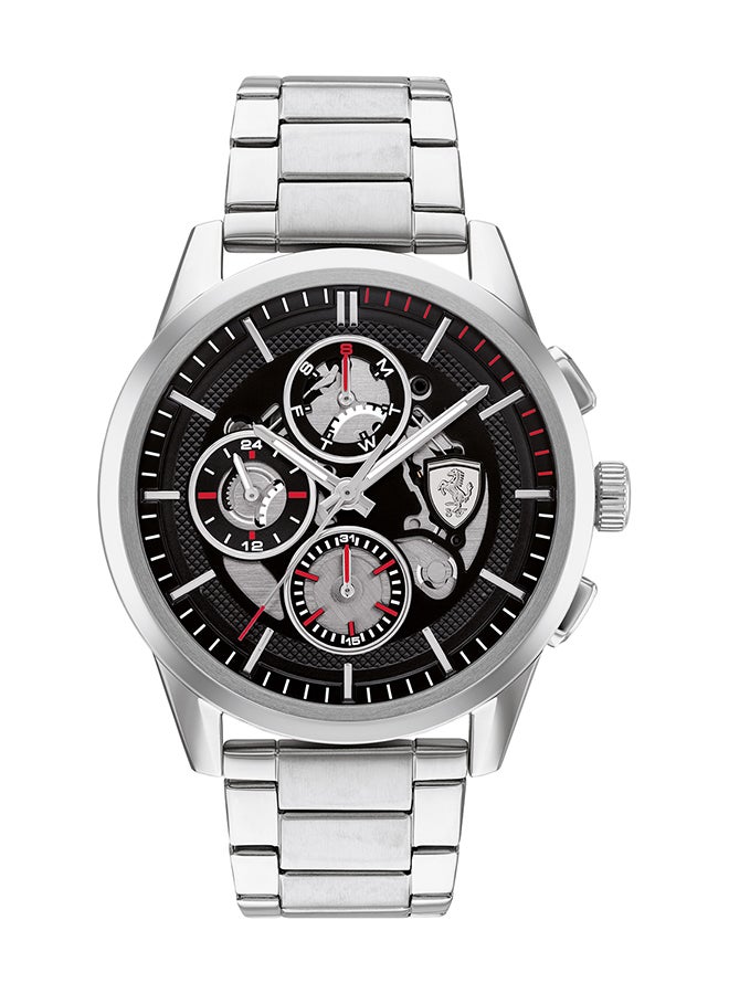Scuderia Ferrari - Men's Grand Tour Black Dial Watch - 0830831 - Image 1
