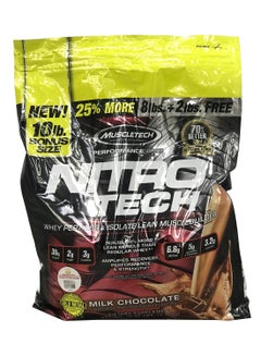 Nitro Tech Whey Isolate+ Lean Muscle Builder Protein - Milk Chocolate - 4.54 Kg