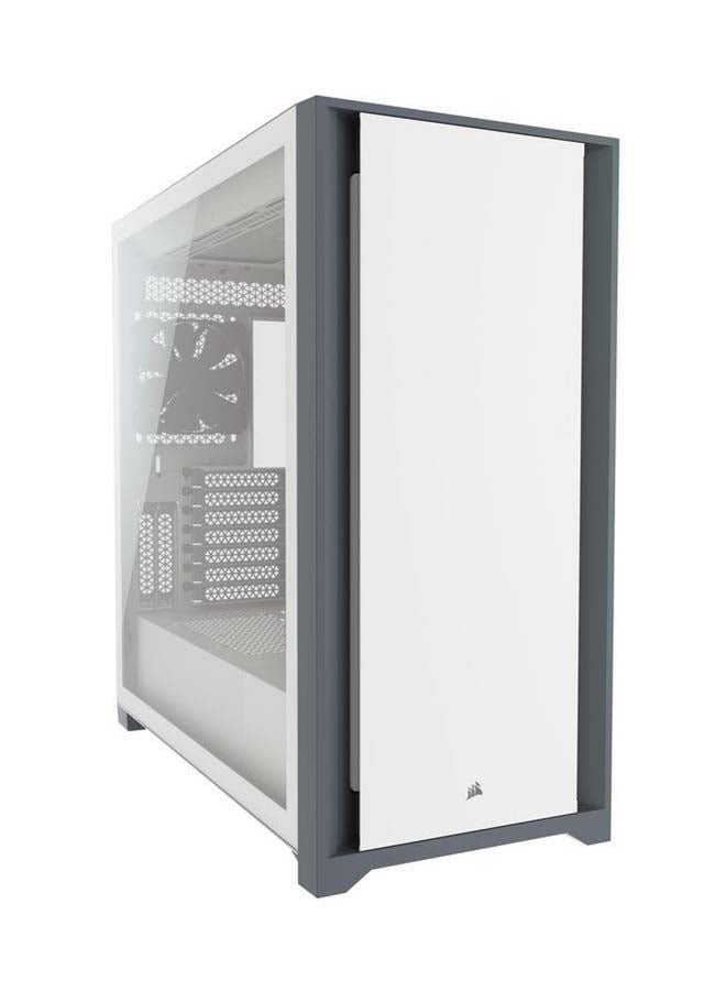 CORSAIR 5000D Tempered Glass Mid Tower ATX PC Case White  - Image 1