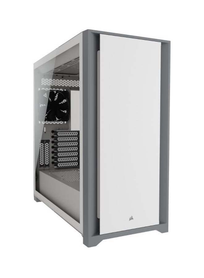 CORSAIR 5000D Tempered Glass Mid Tower ATX PC Case White  - Image 3