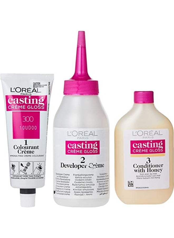 L'OREAL PARIS Loreal Paris Casting Creme Gloss Hair Colour, 300 Dark Brown 180ml  - Image 2