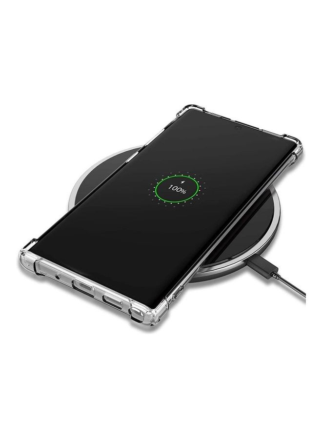 MARGOUN Samsung Galaxy Note 10 Plus Case Clear Soft TPU PC Shock Absorption Airbag Bumper Corner Anti-Fall Flexible Transparent Back Cover 6.8 inch Clear - Image 4