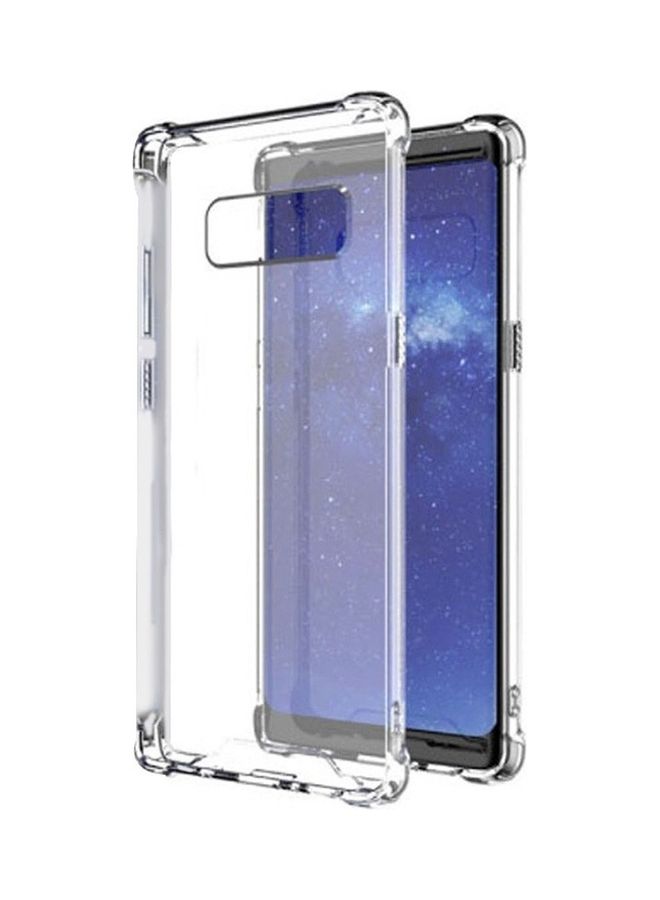 MARGOUN Samsung Galaxy Note 8 Case Clear Soft TPU PC Shock Absorption Airbag Bumper Corner Anti-Fall Flexible Transparent Back Cover 6.3 inch Clear - Image 1