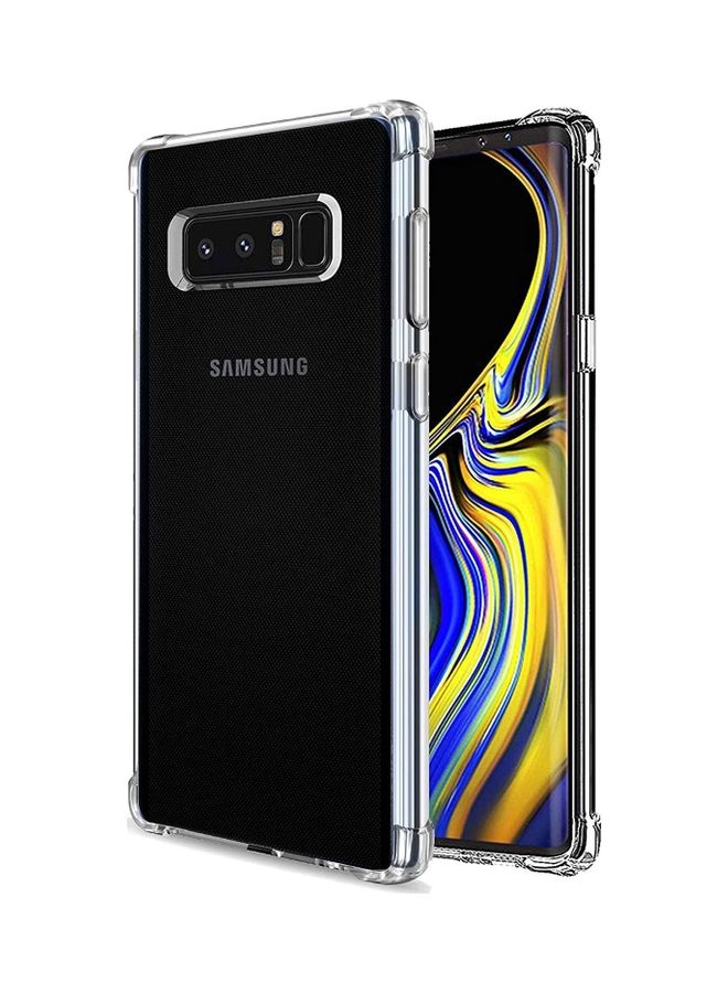 MARGOUN Samsung Galaxy Note 8 Case Clear Soft TPU PC Shock Absorption Airbag Bumper Corner Anti-Fall Flexible Transparent Back Cover 6.3 inch Clear - Image 2