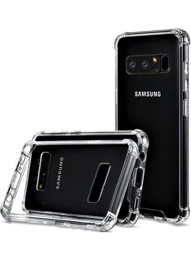 MARGOUN Samsung Galaxy Note 8 Case Clear Soft TPU PC Shock Absorption Airbag Bumper Corner Anti-Fall Flexible Transparent Back Cover 6.3 inch Clear - Image 5